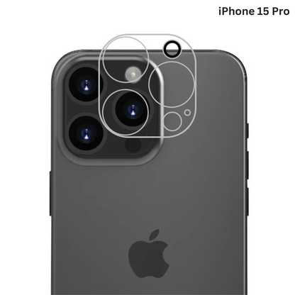 iPhone 15 Pro Screen Protector Clear Camera Lens Tempered Glass