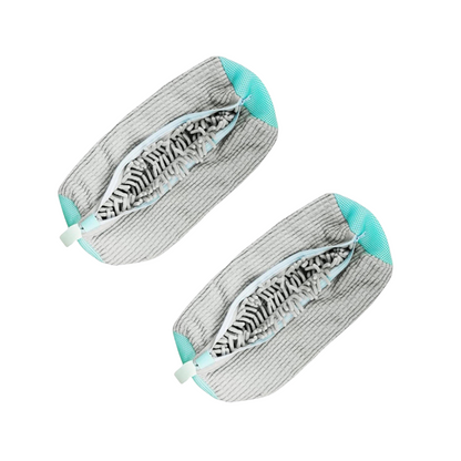 Reusable Shoe Protection for Washing Machine 2pcs Shoes Laundry Bag Grey