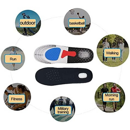 Large Foot Arch Support Plantar Fasciitis Insoles Insert Orthotic Shoes Pad