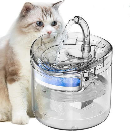 Automatic Sensor Drinking Dispenser Filter Electric Pet Water Fountain Cat Dog