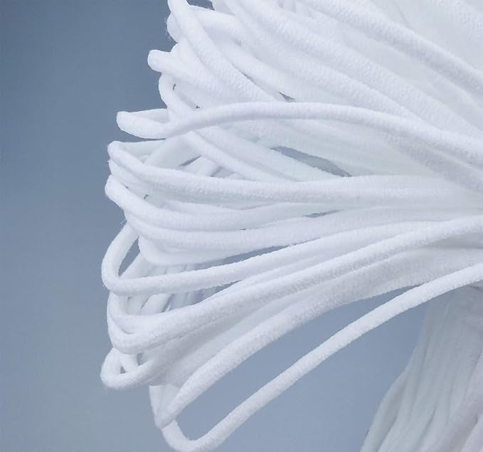 10M Strap Sewing Rope DIY Round Elastic Thin Band Soft Cord Face Mask Craft