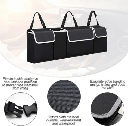 Large Hanging Storage Back Seat Pocket Hanger Car Boot Organiser Bag Travel