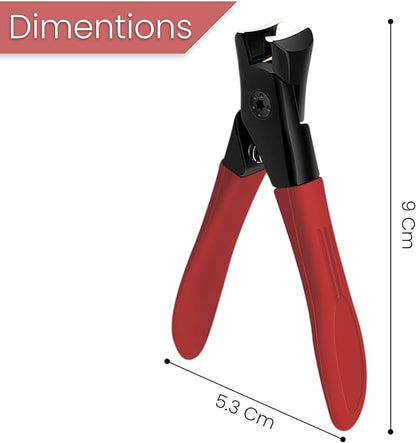 Large Special Household Nail Clipper Anti-splash Toe Nail Thick Clippers Red