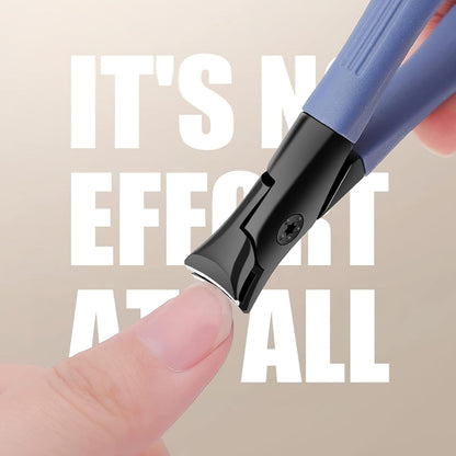 Large Special Household Nail Clipper Anti-splash Toe Nail Thick Clippers Blue
