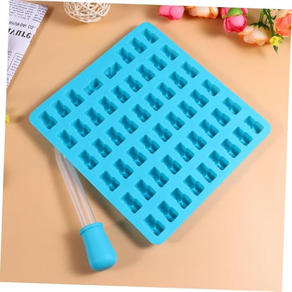 Bear Mold Candy Chocolate Jelly Ice Bakeware Cavity Silicone Gummy Moulds