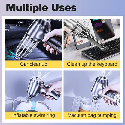 Handheld Wireless Home & Car Vacuum with Dust Blower 95000PA Mini Air Duster