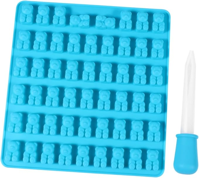 Bear Mold Candy Chocolate Jelly Ice Bakeware Cavity Silicone Gummy Moulds