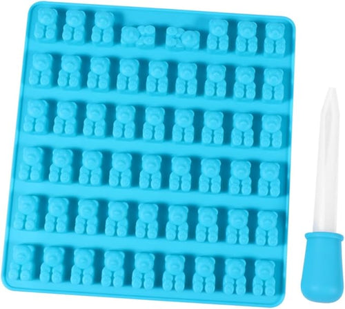 Bear Mold Candy Chocolate Jelly Ice Bakeware Cavity Silicone Gummy Moulds