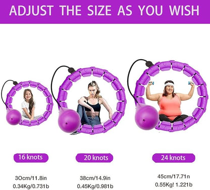 Fitness Detachable Hoops 24 Knots Smart Hula Hoop Lose Weight Sports