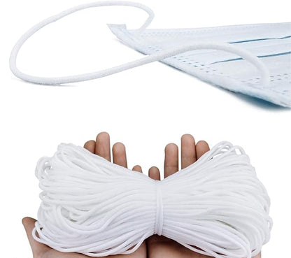 10M Strap Sewing Rope DIY Round Elastic Thin Band Soft Cord Face Mask Craft