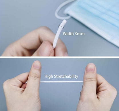 10M Strap Sewing Rope DIY Round Elastic Thin Band Soft Cord Face Mask Craft