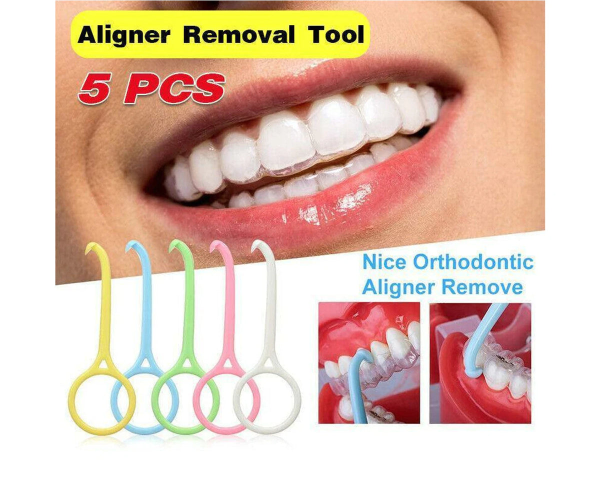 5x Invisible Braces Extractor Adult Child Aligner Removal Tool Tooth Hook