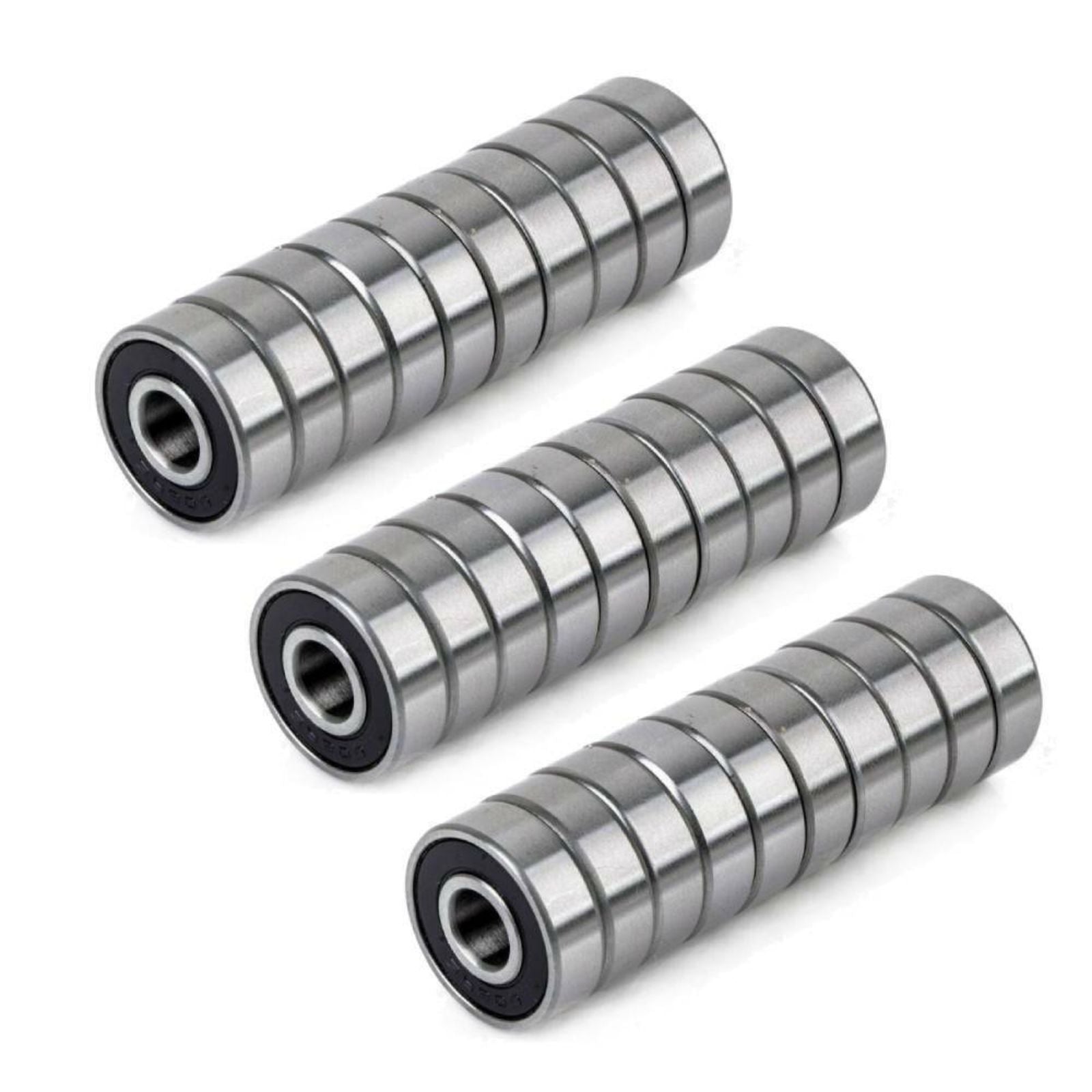 30pcs Longboard Skate Wheel 608rs Bearings Skateboard Scooter Roller Sealed Ball