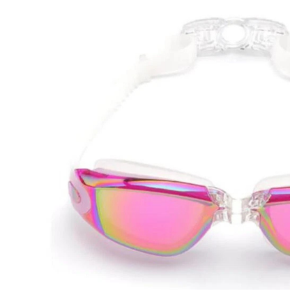 Anti Fog UV Shield Adjustable Waterproof Swimming Goggles Glasses Adult Purple