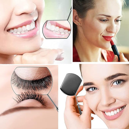 Beauty Lash Extension Professional Eyelash Inspection Mirror Tool Black