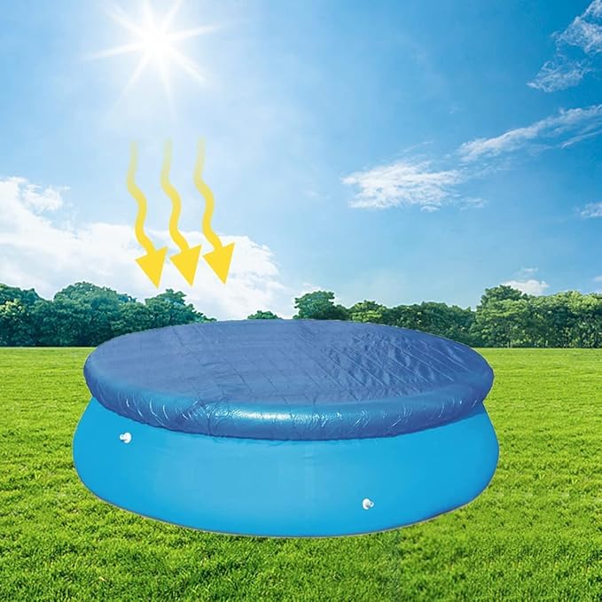 Outdoor Garden Paddling Family Pools Round Swimming Pool Cover Protector 370cm