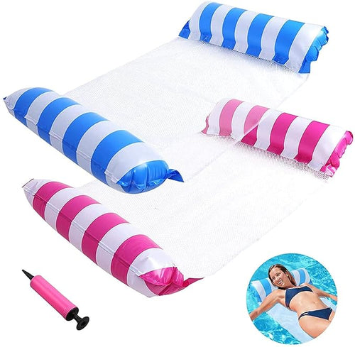 Pool Bed Swimming Chair Toy Inflatable Portable Floating Water Hammock Float