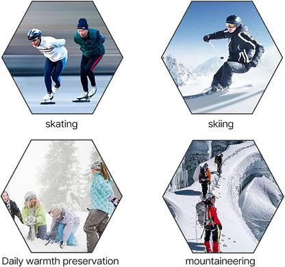 Thick Winter Sports Socks Men Long Warm Breathable Ski Socks Grey Black