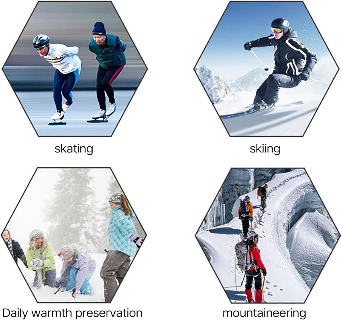 Thick Winter Sports Socks Men Long Warm Breathable Ski Socks Grey Black