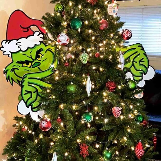 Christmas Hat Decor Insert Creative Gift Grinch Christmas Tree Decoration