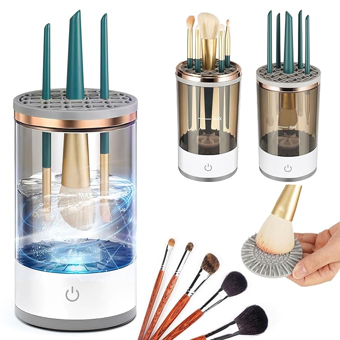 Automatic Makeup Brush Fast Cleaning Tool Electric Brush Cleaner Dryer Machine
