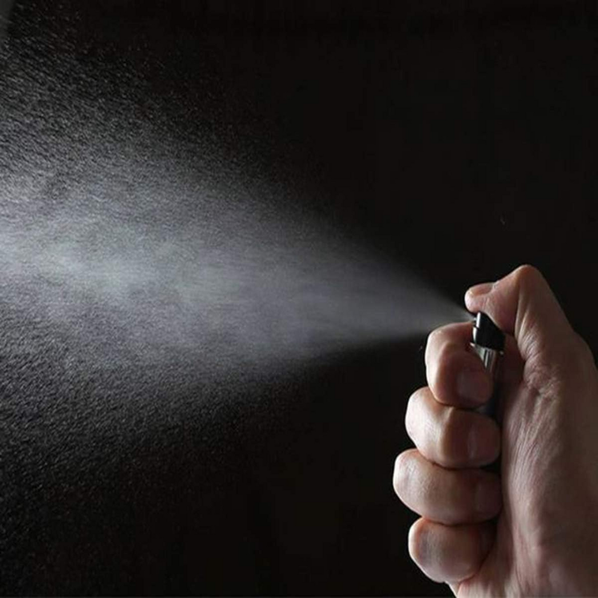 Easy Refillable Travel Perfume Atomizer Pump Spray Bottle Pocket Black 5ml