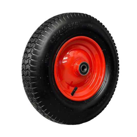 16" Wheelbarrow Trolley Wheel 20mm Bore Wheels Pneumatic Tyre 4.80 / 4.00-8