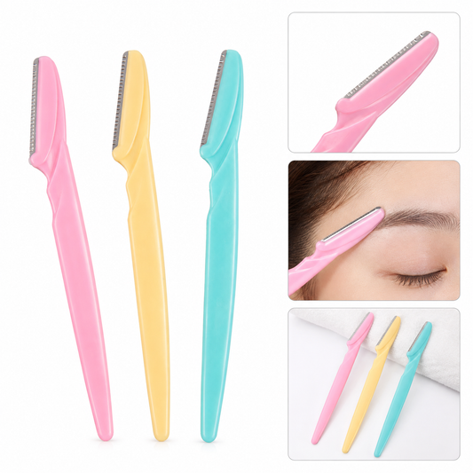 Hair Remover Tinkle Shaper Shaver Blade Knife Facial Eyebrow 3x Razor Trimmer