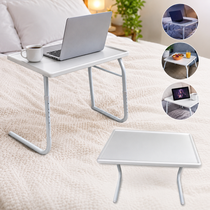 Portable Folding Desk Foldable Table Laptop Adjustable Bed Mate TV Dinner