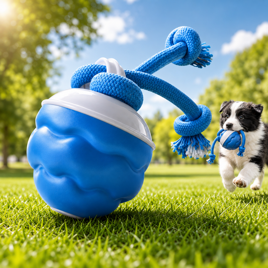 Blue Chase Buddy Dog Toy Barking Play Action Reduces Boredom And Boosts Fun