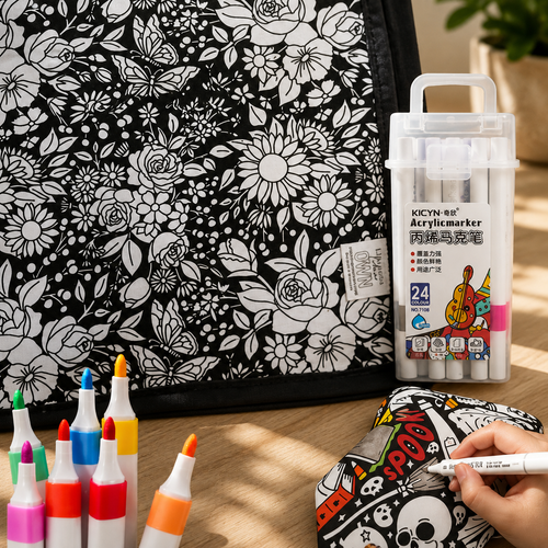 DIY G Colouring Blanket Washable Markers Reusable Velvet Drawing Mat Set