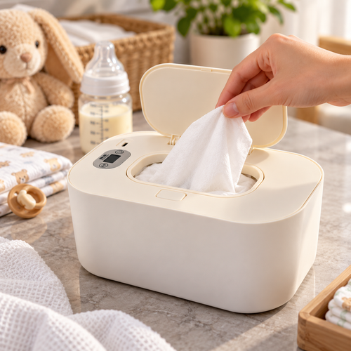 Wet Wipes Heater Dispenser Intelligent Baby Wipes Warmer Holder Heating Box