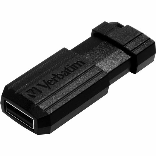 Verbatim PinStripe 16 GB USB 2.0 Type A Flash Drive Black