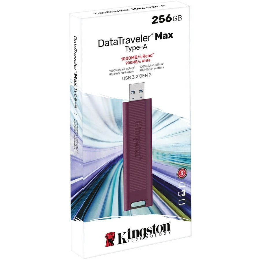 Kingston DataTraveler Max DTMAXA 256 GB USB 3.2 Type A Flash Drive 1000 MB/s