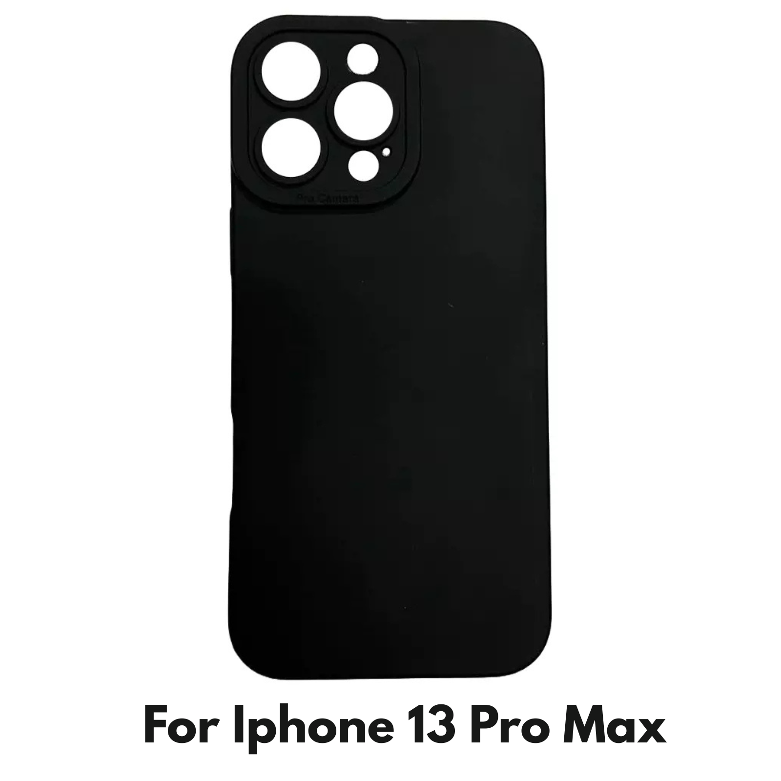 Camera Lens Cover Shockproof Silicone Case For Apple iPhone 13 Pro Max Black
