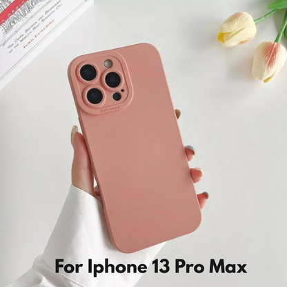 Camera Lens Cover Shockproof Silicone Case For Apple iPhone 13 Pro Max Pink