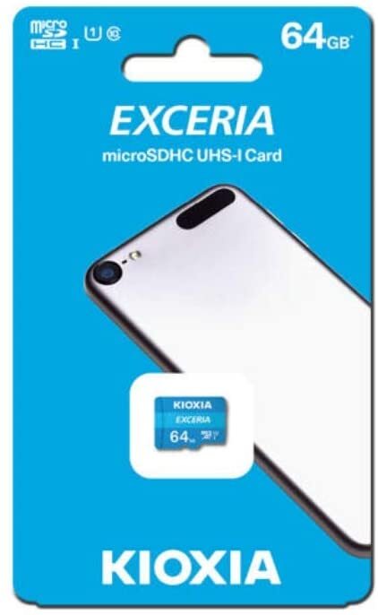 Micro SD KIOXIA EXCERIA 64GB Class 10 U1 Mobile Smart Phone Tablet Memory Cards