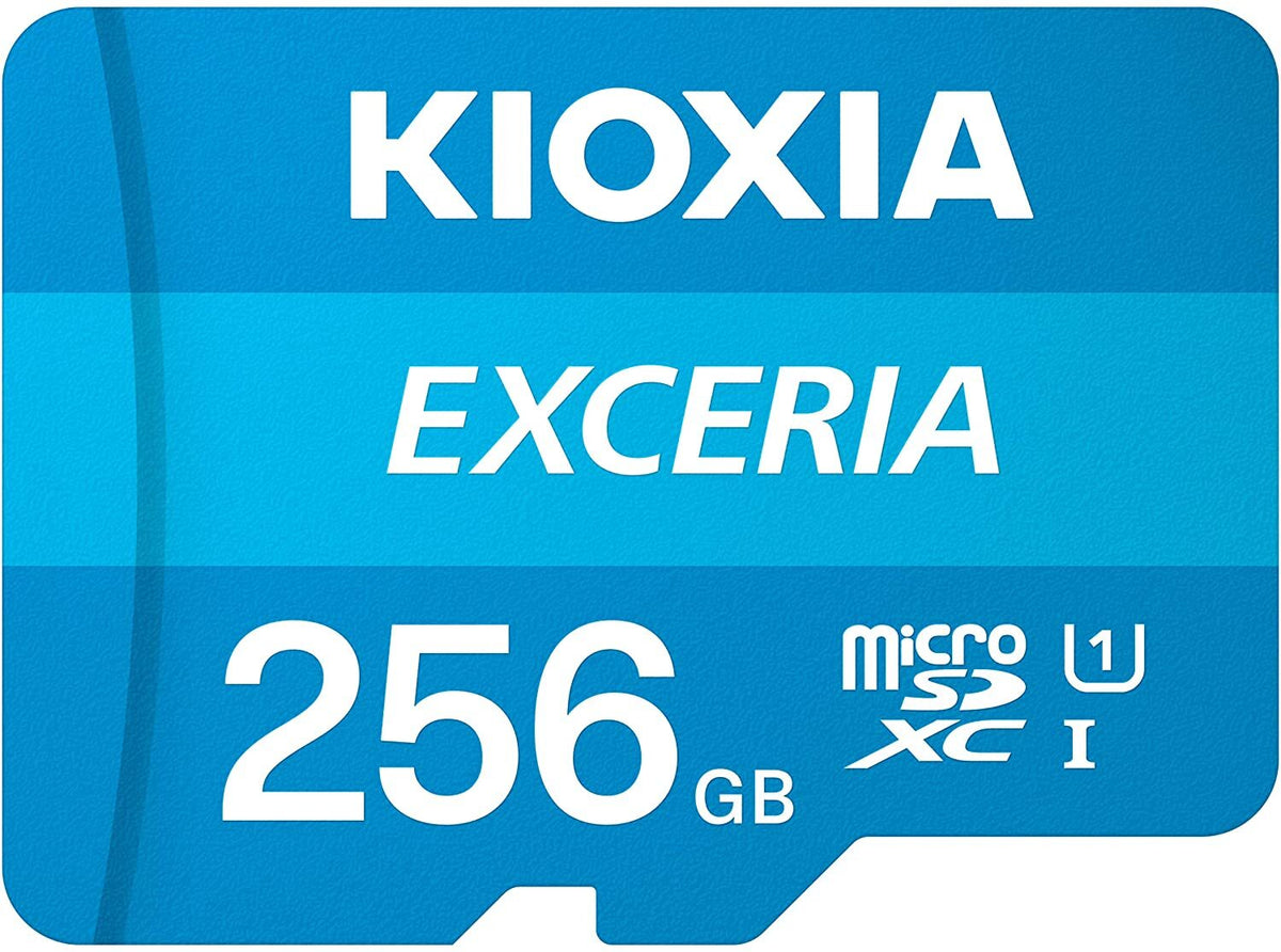 Micro SD KIOXIA EXCERIA 256GB Class 10 U1 Mobile Smart Phone Tablet Memory Cards