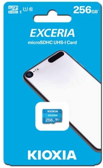 Micro SD KIOXIA EXCERIA 256GB Class 10 U1 Mobile Smart Phone Tablet Memory Cards