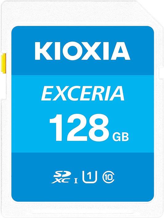 SD Card KIOXIA 128GB EXCERIA SDHC Class 10 UHS-I DSLR Video Cam Memory 100mb/s