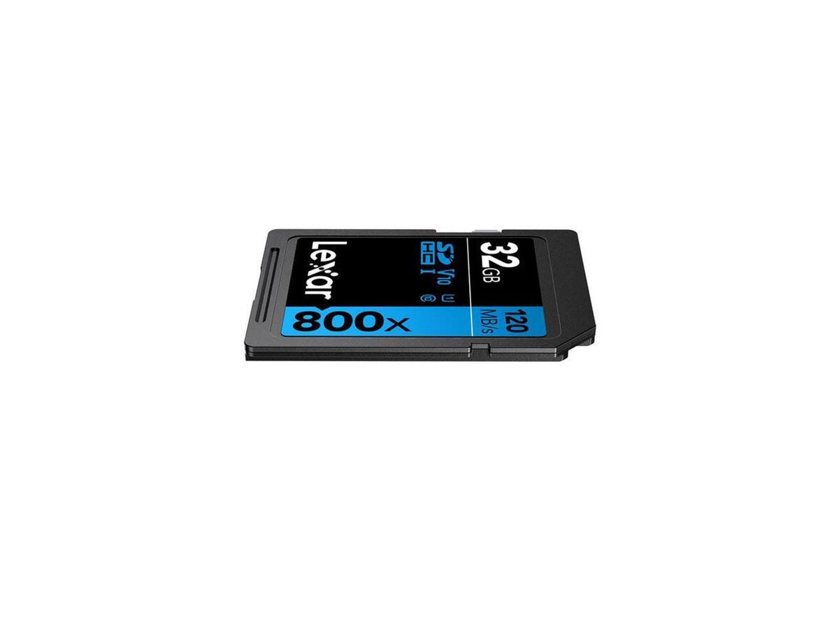 SD Card Lexar 32GB Professional High-Performance 800x SDHC UHS-I DSLR Cameras