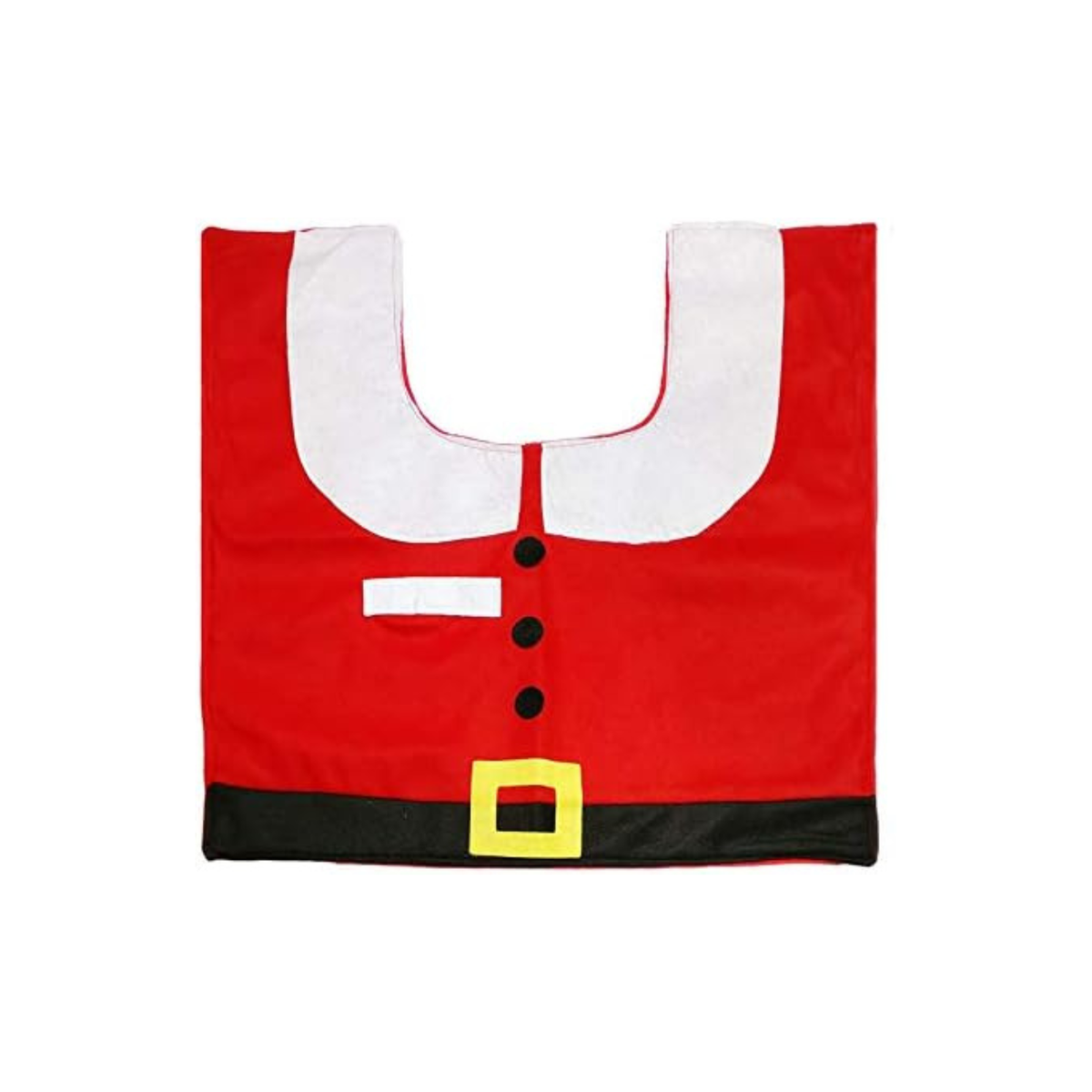Christmas Home Decor Santa Toilet Seat Cover Rug Bathroom Set Decoration