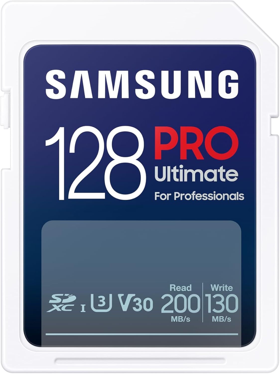 SD Card & USB Reader SAMSUNG PRO Ultimate 128GB SDXC C10 U3 V30 DSLR Memory Card