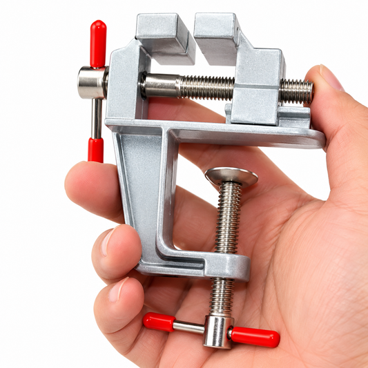 Small Articulating Mini Hobby Vice Table Metal Clamp Vise Tool 35mm