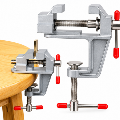 Small Articulating Mini Hobby Vice Table Metal Clamp Vise Tool 35mm