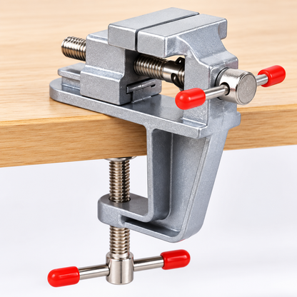 Small Articulating Mini Hobby Vice Table Metal Clamp Vise Tool 35mm