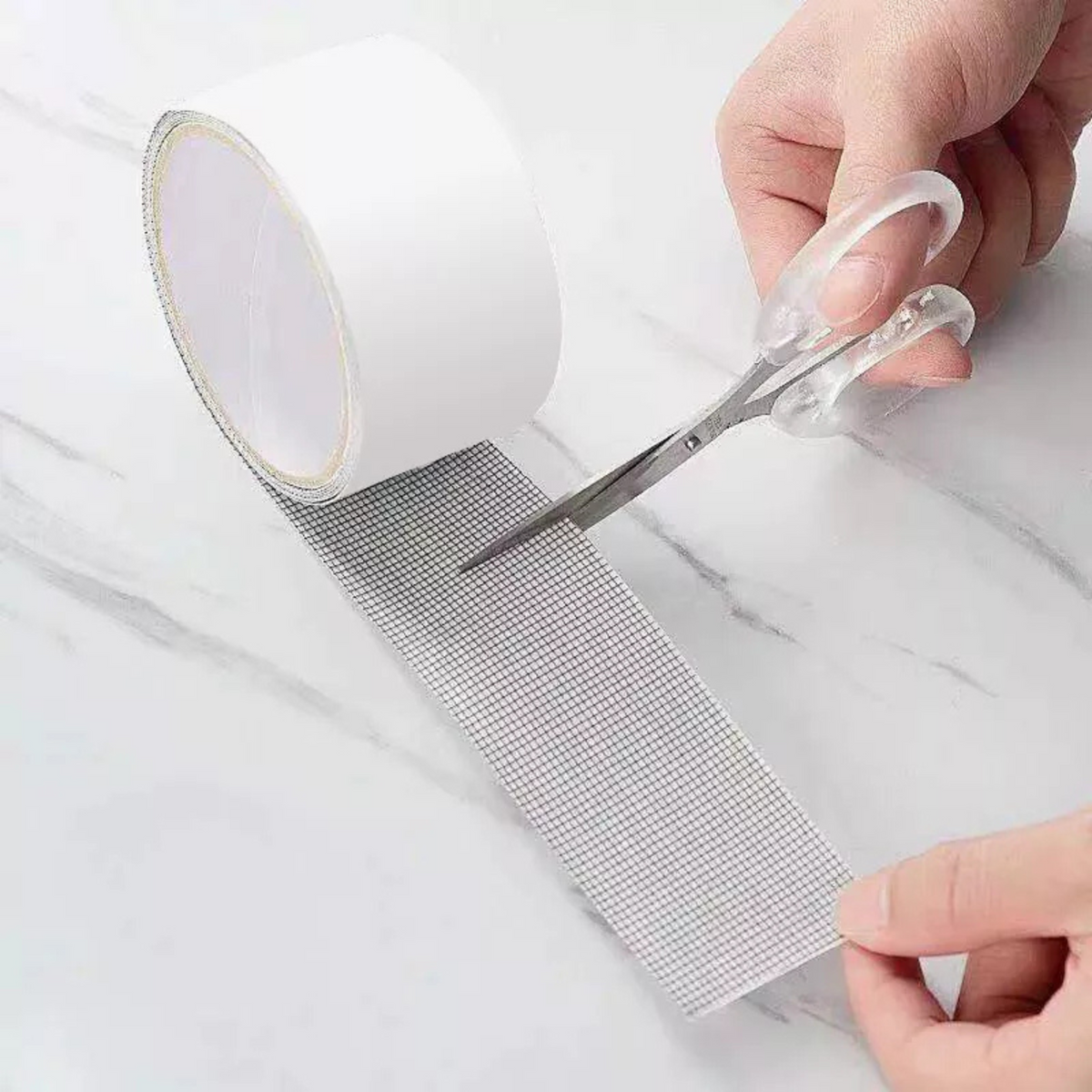 2x Black Window Screen Repair Tape Self Adhesive Fly Mosquito Net Patch Tape