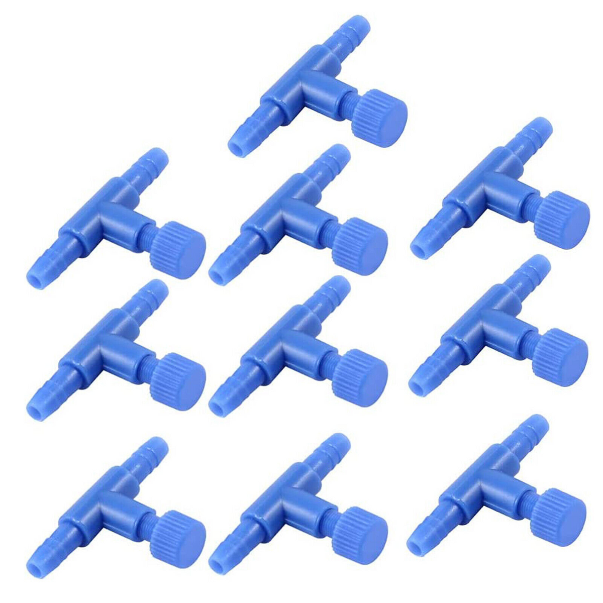 10pcs Aquarium Air Line Valve Regulator Fish Tank Pump Flow Control
