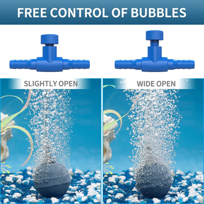 10pcs Aquarium Air Line Valve Regulator Fish Tank Pump Flow Control
