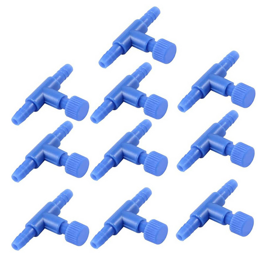 10pcs Fish Tank Airline Valve Flow Regulator Air Pump Tube Control